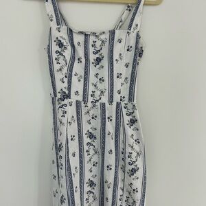 Reformation linen mini dress